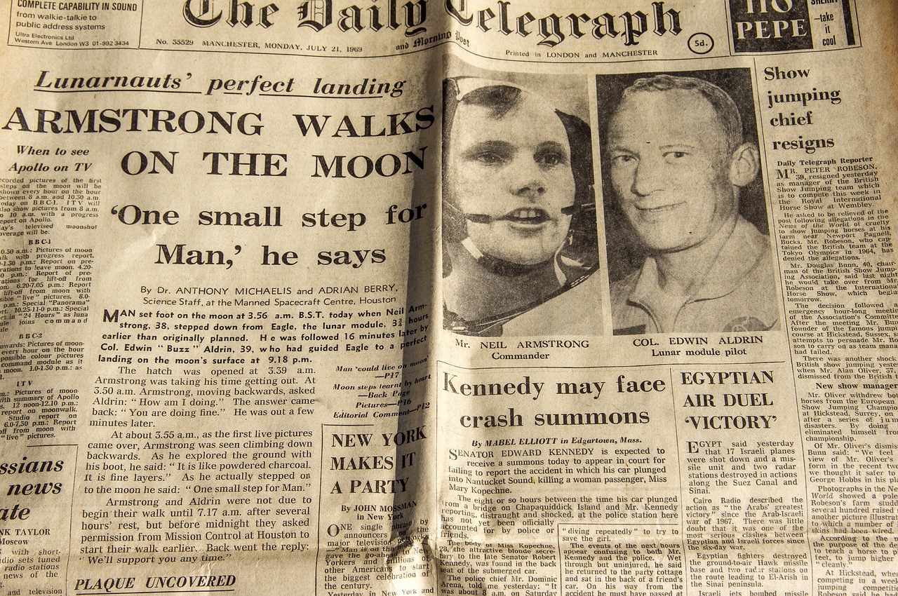 newspaper, historic, first, moon, landing, armstrong, aldrin, photos, print, text, paper, front, page, journalism, telegraph, british, 1969, newspaper, newspaper, newspaper, newspaper, newspaper
